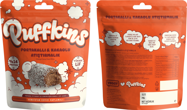 Puffkins Portakallı Kakaolu Atıştırmalık (75g)