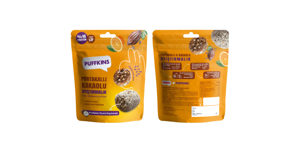 Puffkins Portakallı Kakaolu Atıştırmalık (75g)