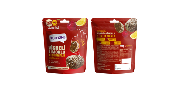 Puffkins Vişneli Limonlu Atıştırmalık (75g)