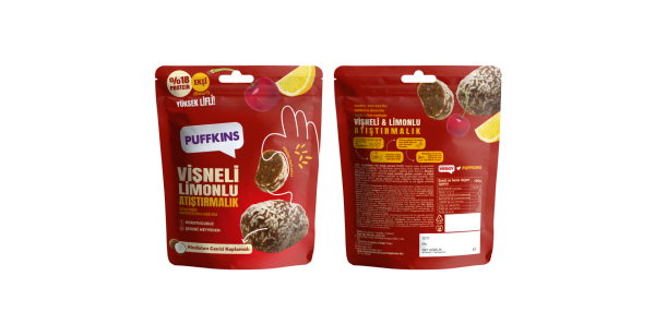Puffkins Vişneli Limonlu Atıştırmalık (75g)