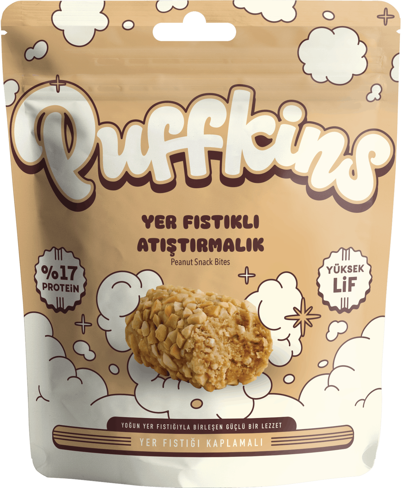 Puffkins Yer Fıstıklı Atıştırmalık (75g)