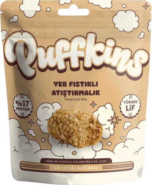 Puffkins Yer Fıstıklı Atıştırmalık (75g)