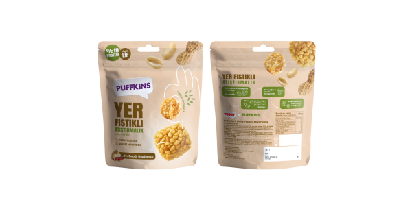 Puffkins Yer Fıstıklı Atıştırmalık (75g)
