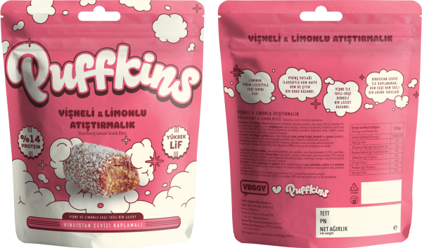 6x Puffkins Vişneli Limonlu Atıştırmalık (75g)