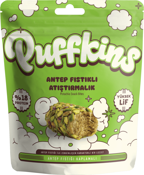 6x Puffkins Antep Fıstıklı Atıştırmalık (75g)
